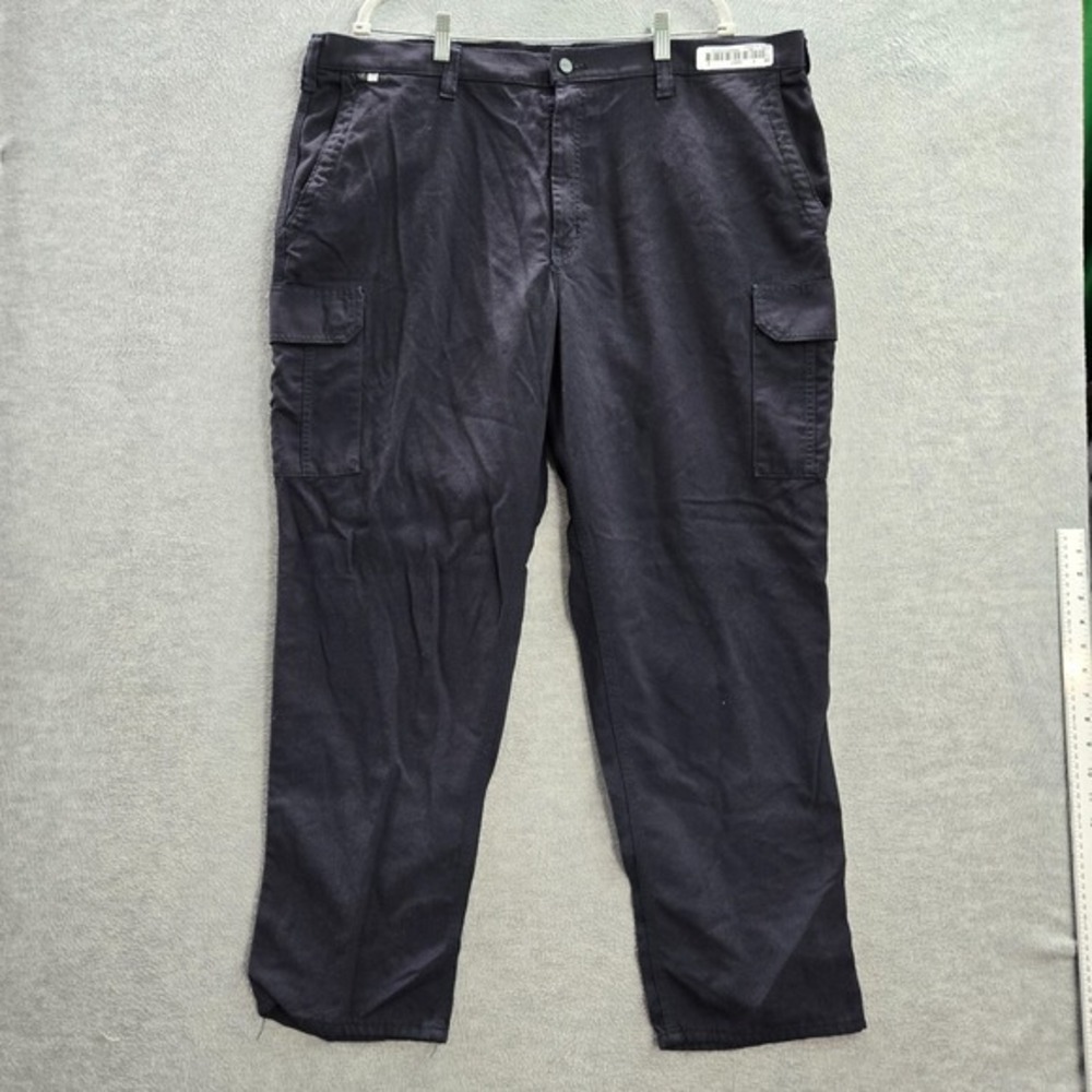 Carhartt FR Men Pants 42x30 Black Cargo Flame Resistance Pockets Workwear